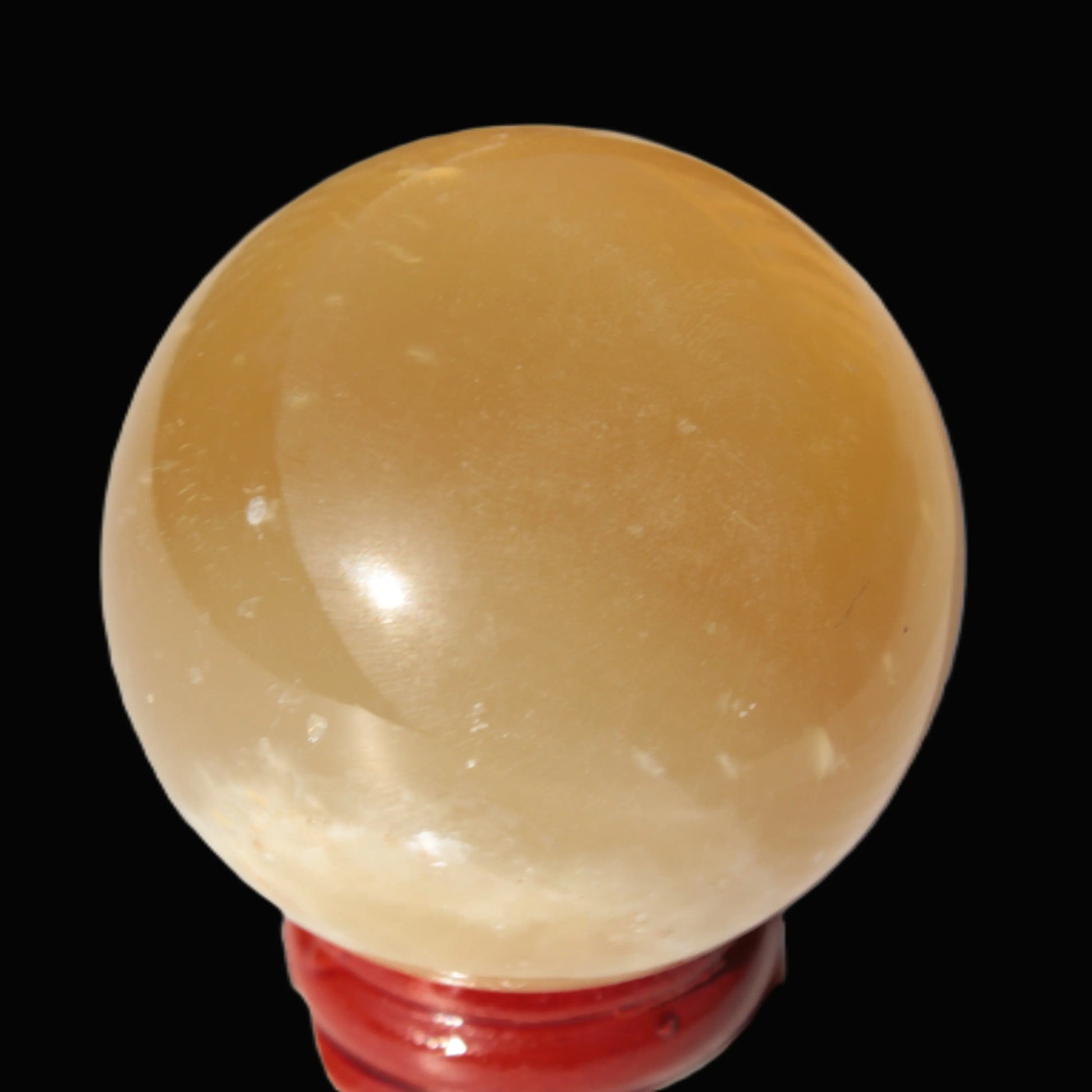 Honey Calcite sphere 47mm 162g Rocks and Things