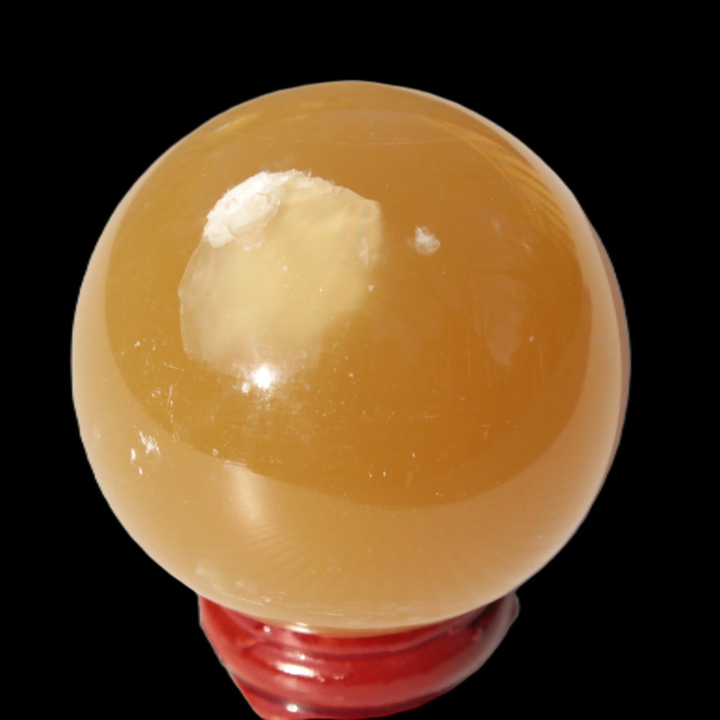 Honey Calcite sphere 47mm 162g Rocks and Things