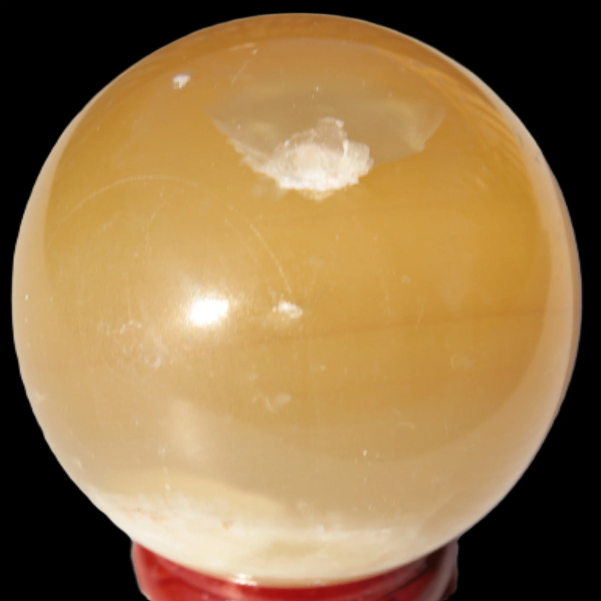 Honey Calcite sphere 47mm 162g Rocks and Things