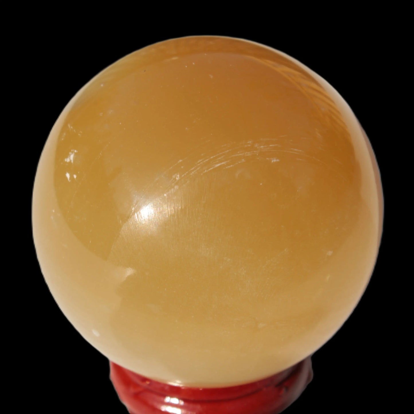 Honey Calcite sphere 47mm 162g Rocks and Things