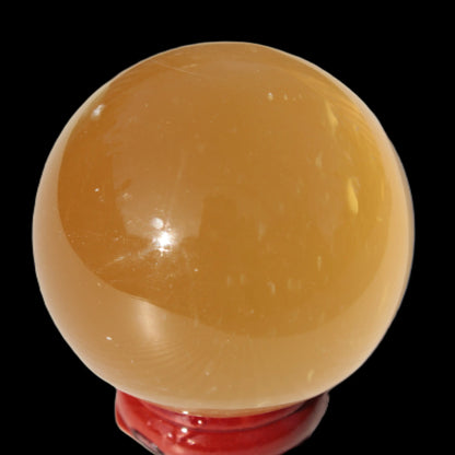 Honey Calcite sphere 47mm 162g Rocks and Things