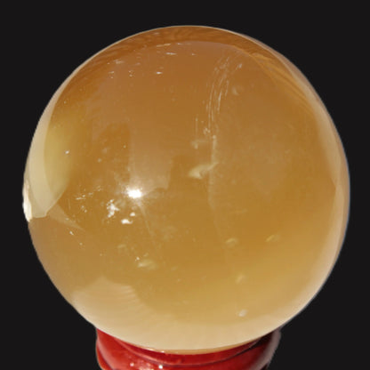 Honey Calcite sphere 47mm 162g Rocks and Things