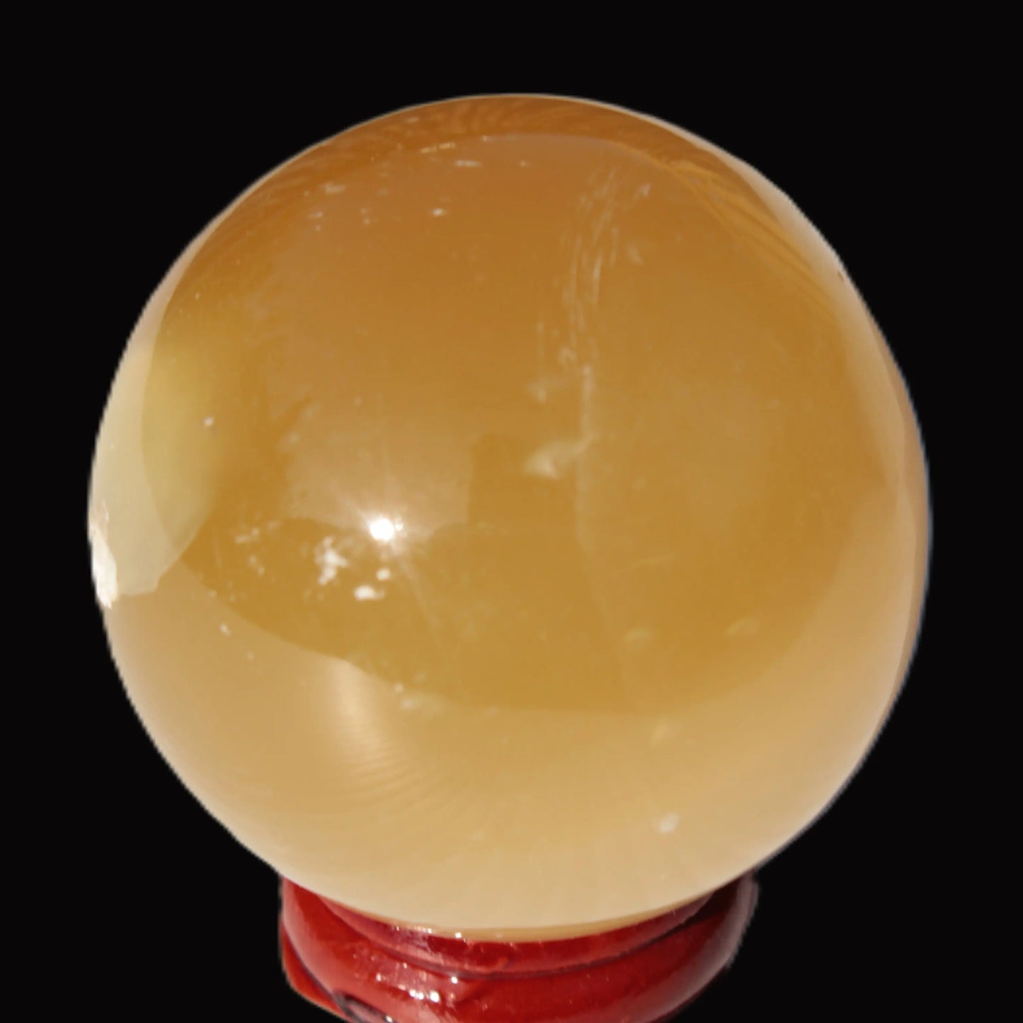 Honey Calcite sphere 47mm 162g Rocks and Things