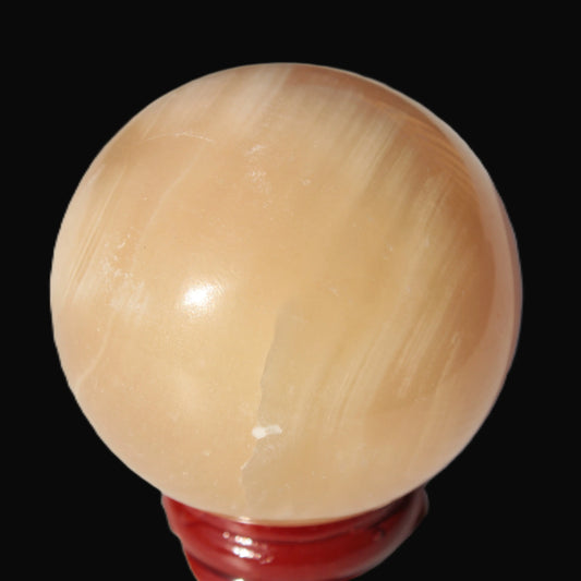 Honey Calcite sphere 49mm 167g Rocks and Things Store