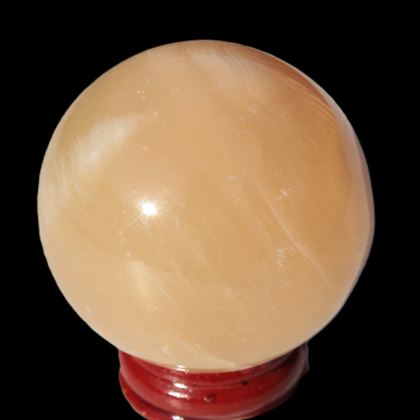 Honey Calcite sphere 49mm 167g Rocks and Things Store