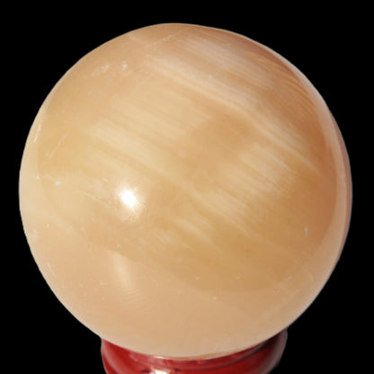 Honey Calcite sphere 49mm 167g Rocks and Things Store