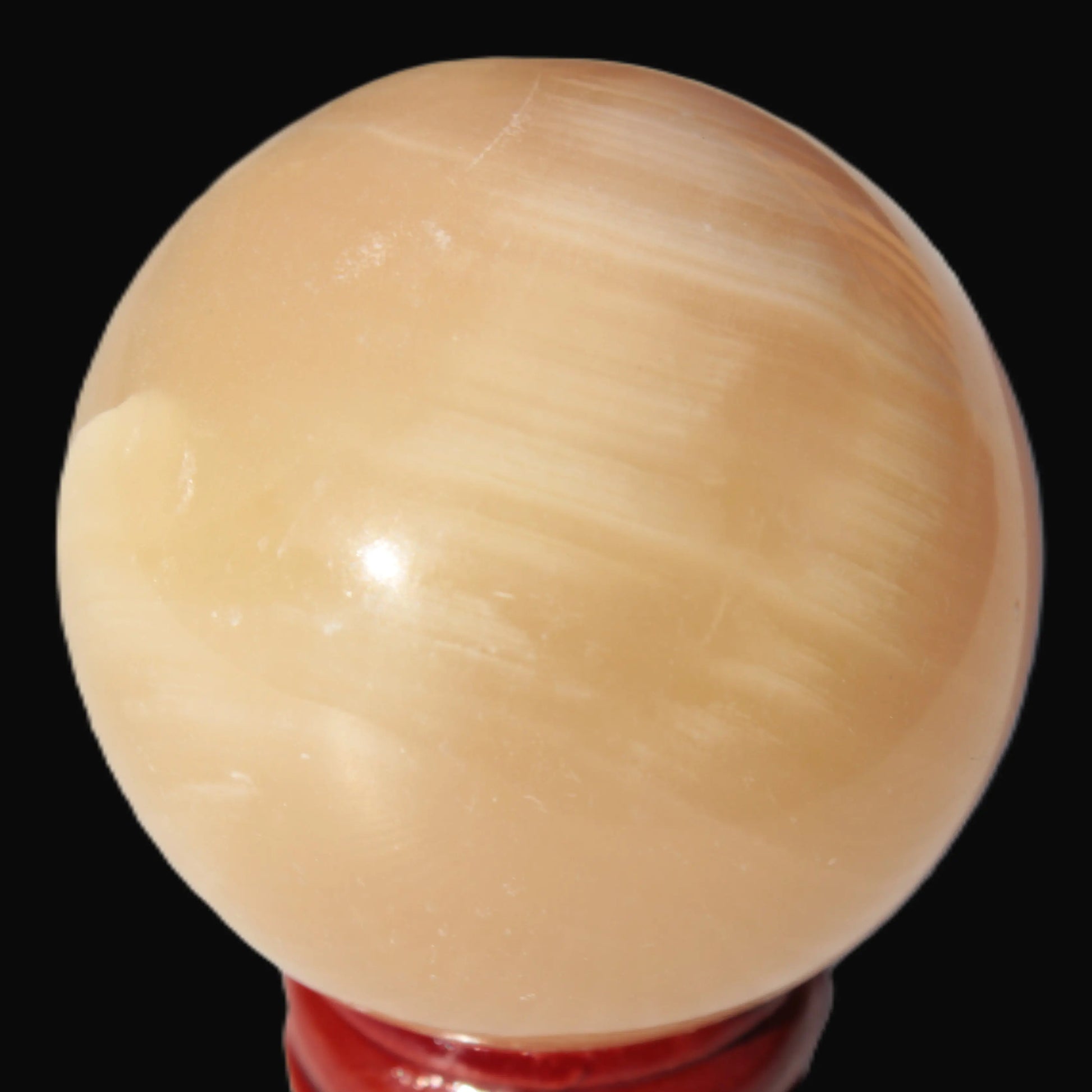 Honey Calcite sphere 49mm 167g Rocks and Things Store