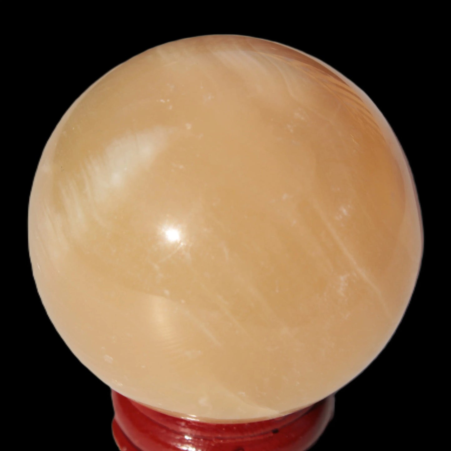 Honey Calcite sphere 49mm 167g Rocks and Things Store