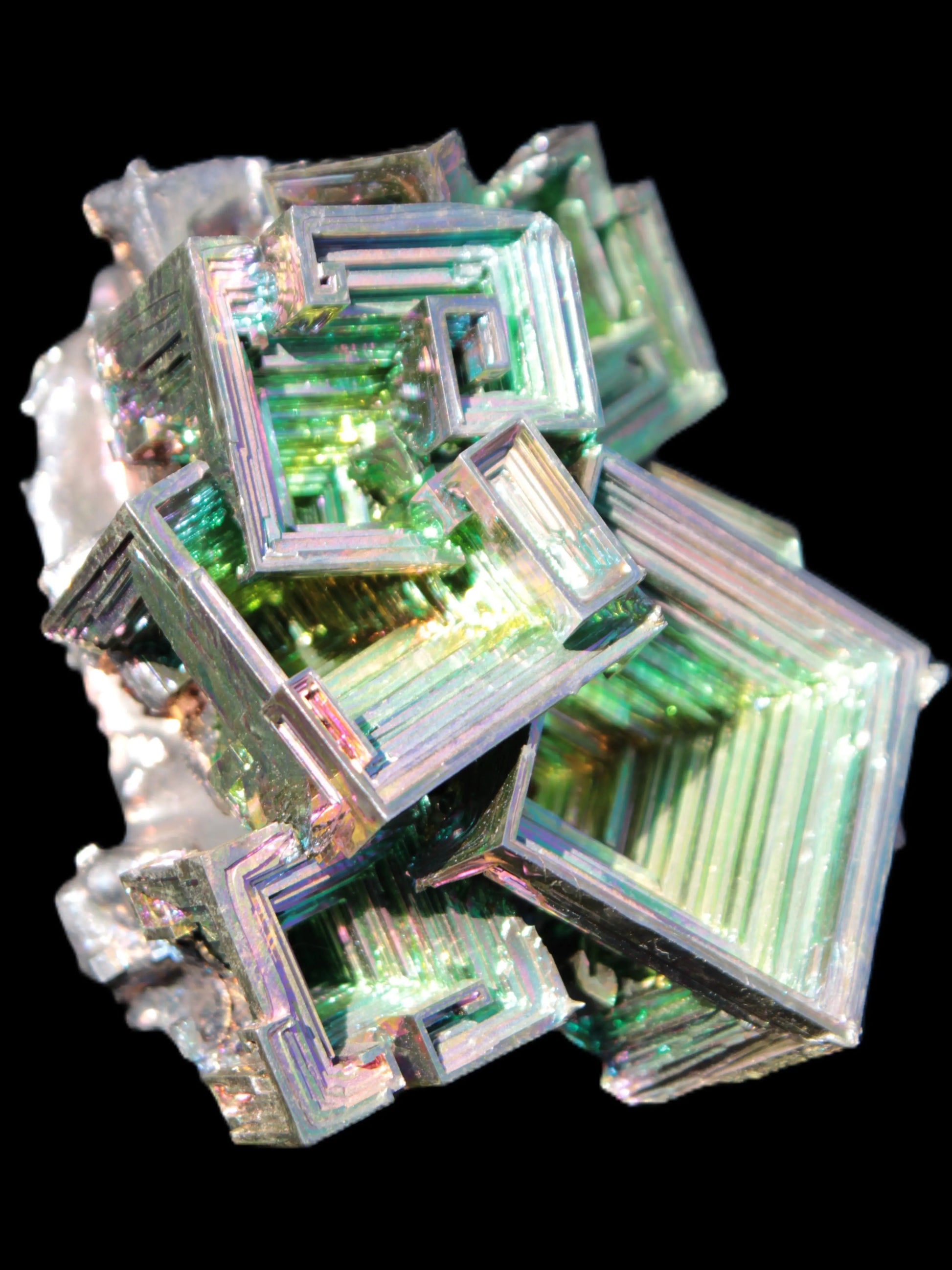 Huge Bismuth crystal 987g Rocks and Things Store