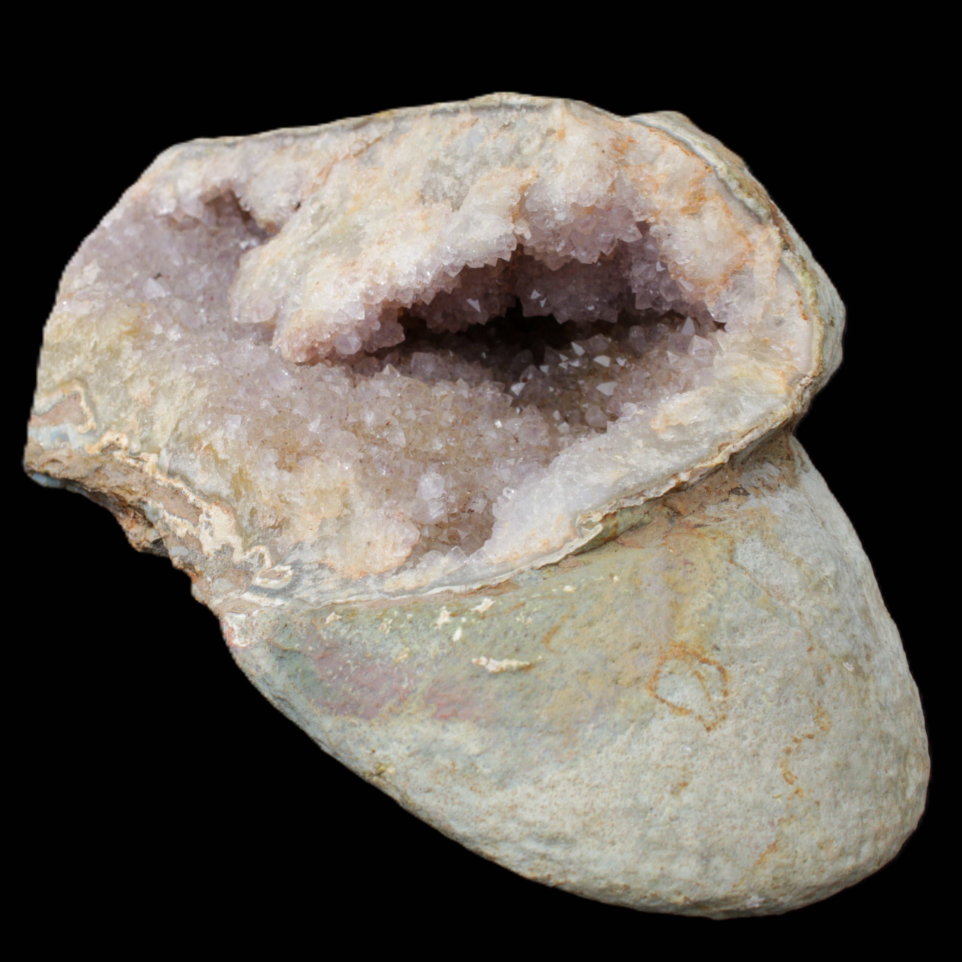 Pink and Violet Amethyst slipper geode 260*190*115mm 3500g in sunlight - Rocks and Things Store