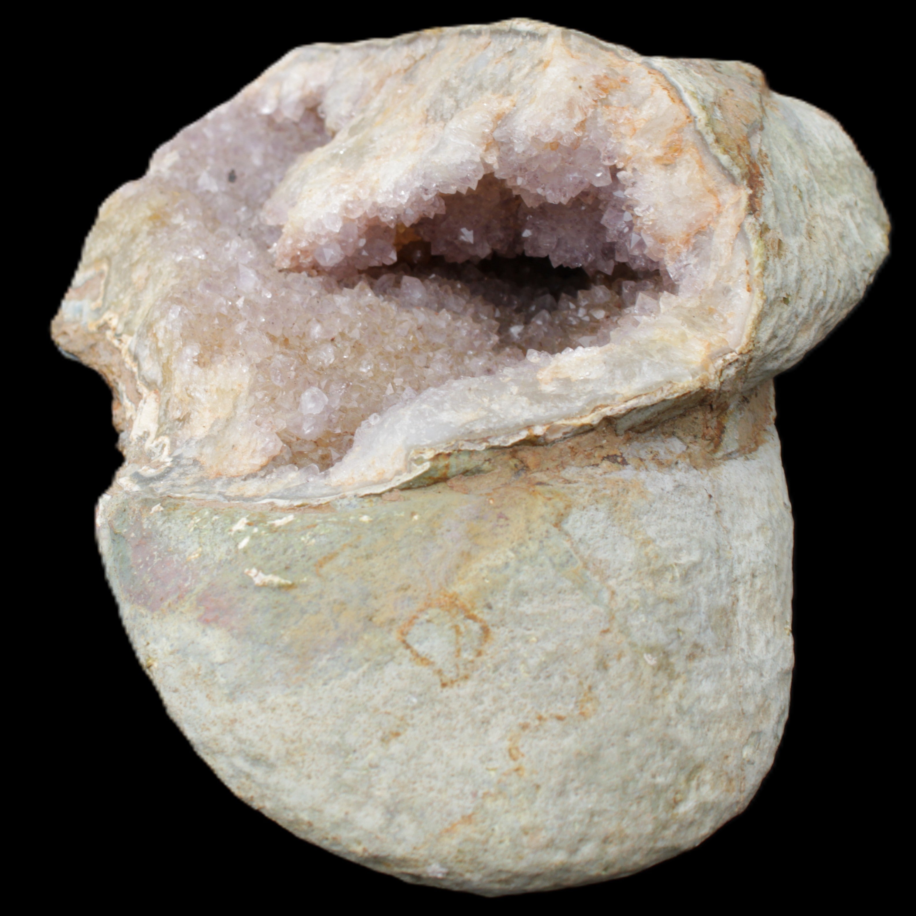 Pink and Violet Amethyst slipper geode 260*190*115mm 3500g in sunlight - Rocks and Things Store