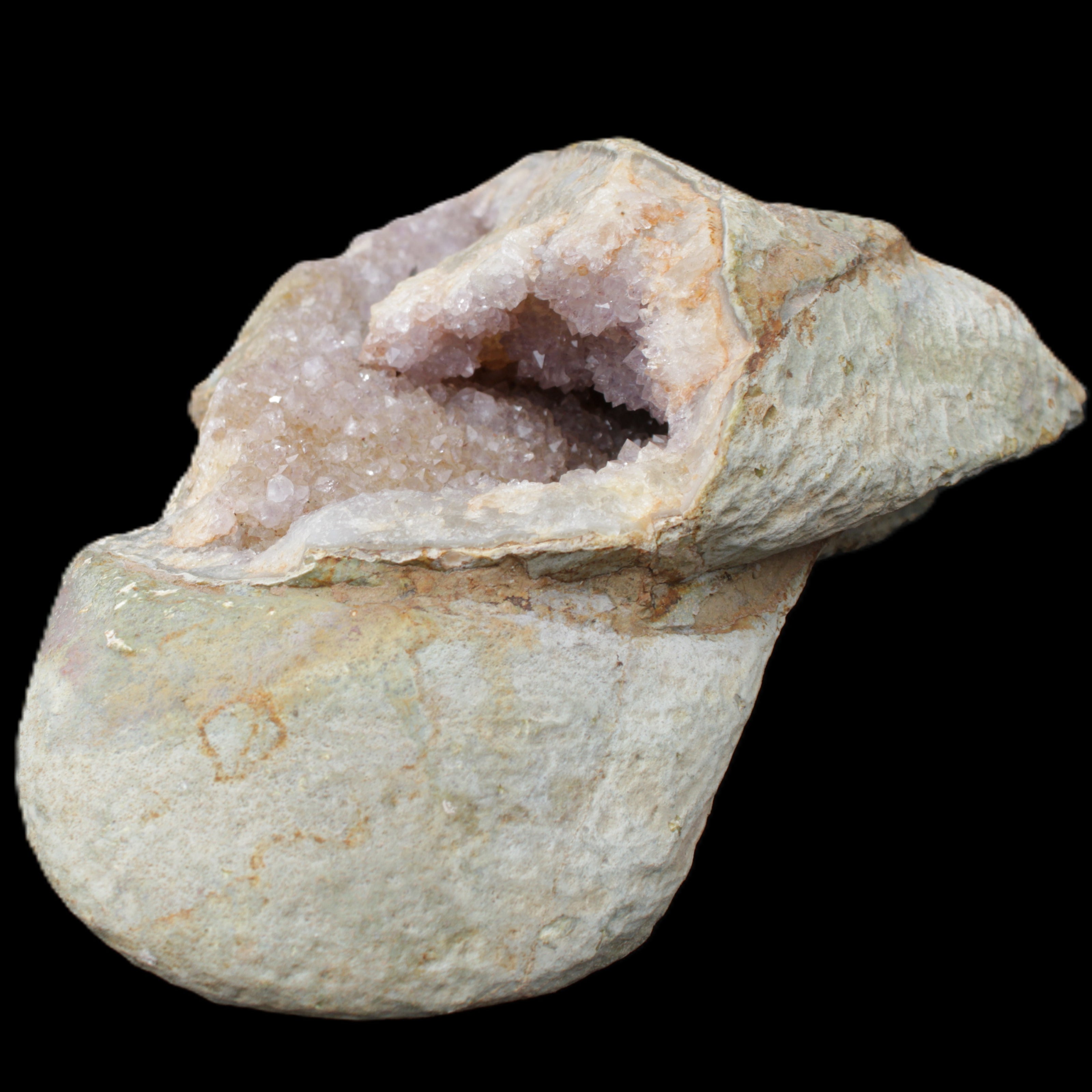 Pink and Violet Amethyst slipper geode 260*190*115mm 3500g in sunlight - Rocks and Things Store