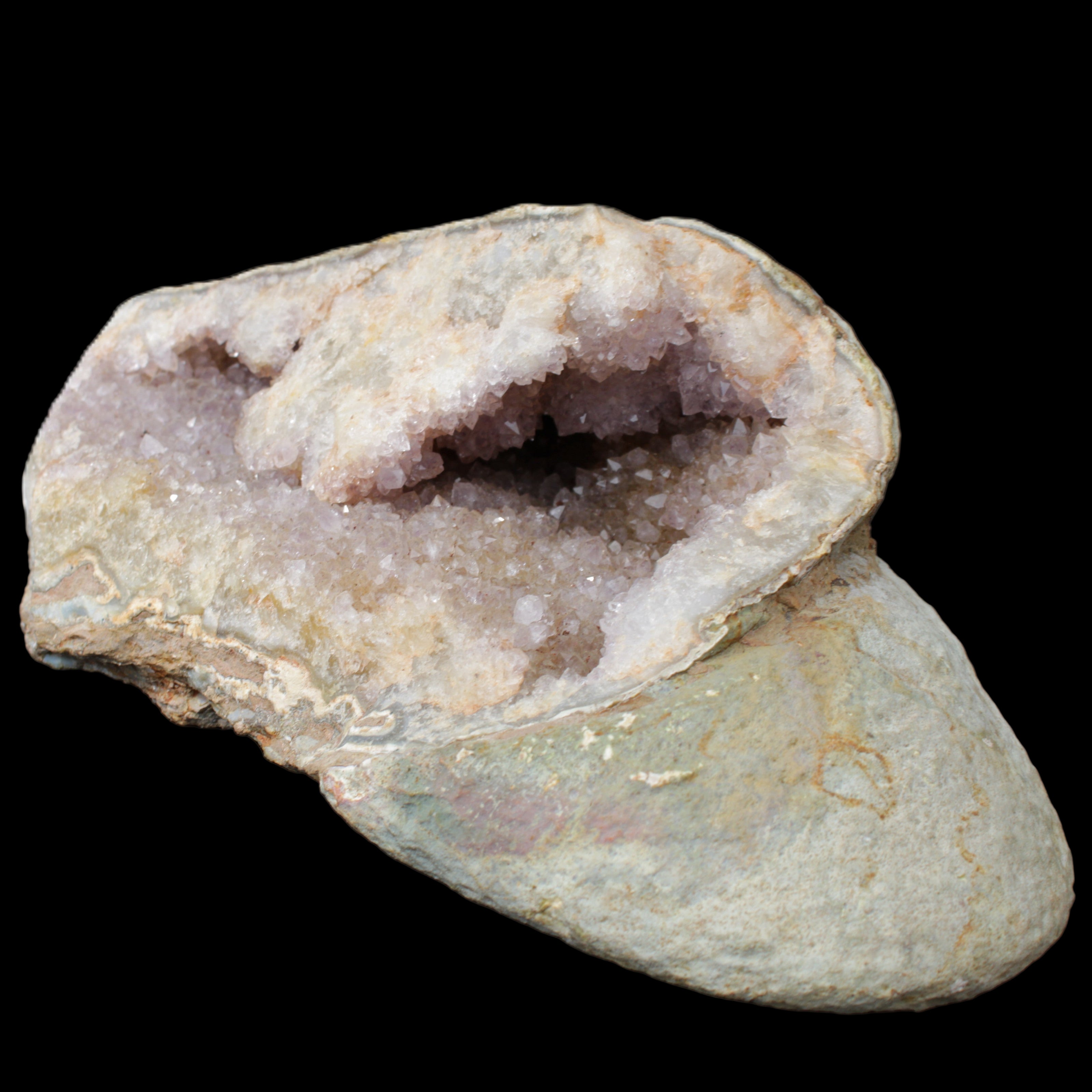 Pink and Violet Amethyst slipper geode 260*190*115mm 3500g in sunlight - Rocks and Things Store