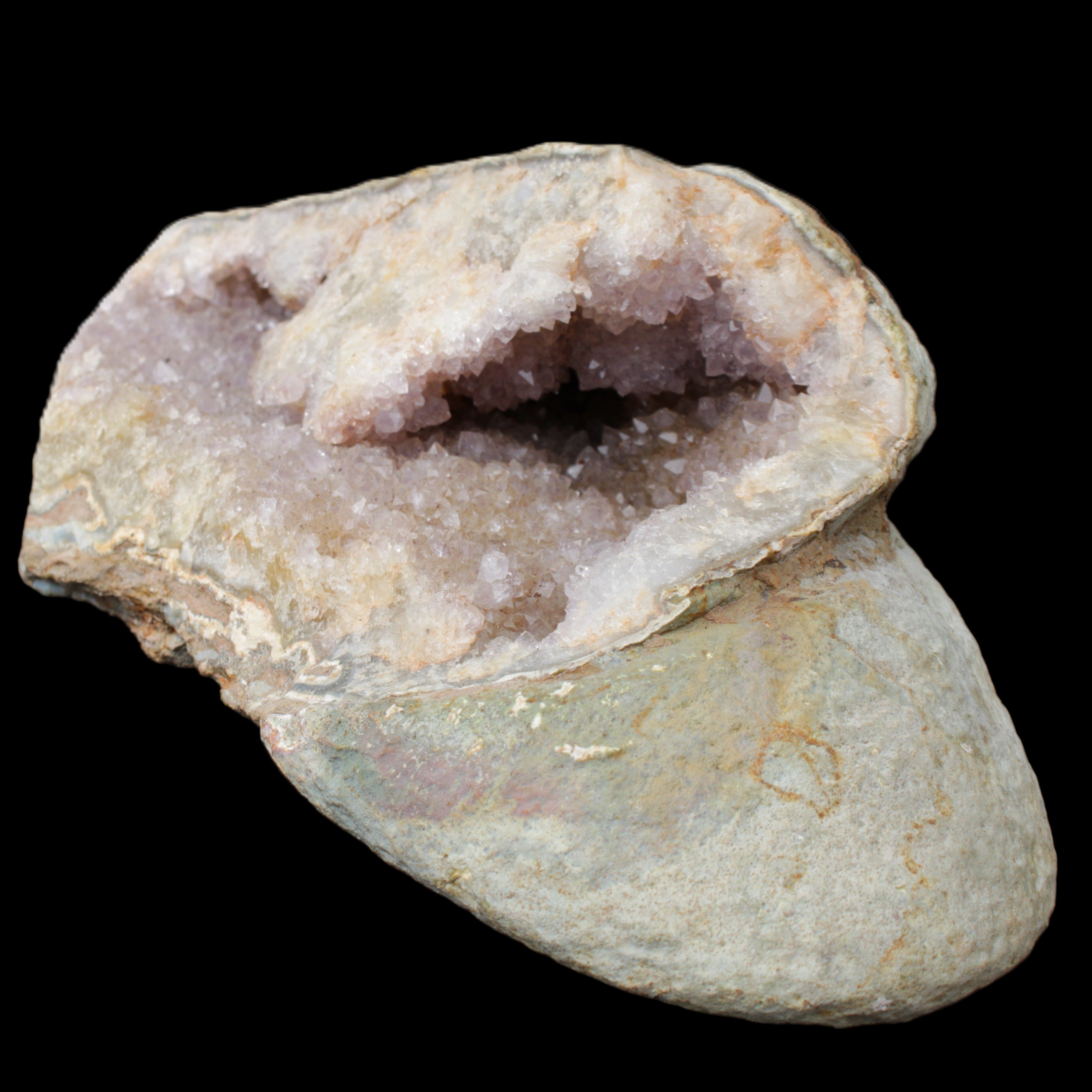 Pink and Violet Amethyst slipper geode 260*190*115mm 3500g in sunlight - Rocks and Things Store