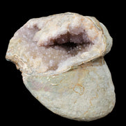 Pink and Violet Amethyst slipper geode 260*190*115mm 3500g in sunlight - Rocks and Things Store