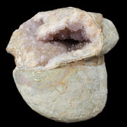 Pink and Violet Amethyst slipper geode 260*190*115mm 3500g in sunlight - Rocks and Things Store