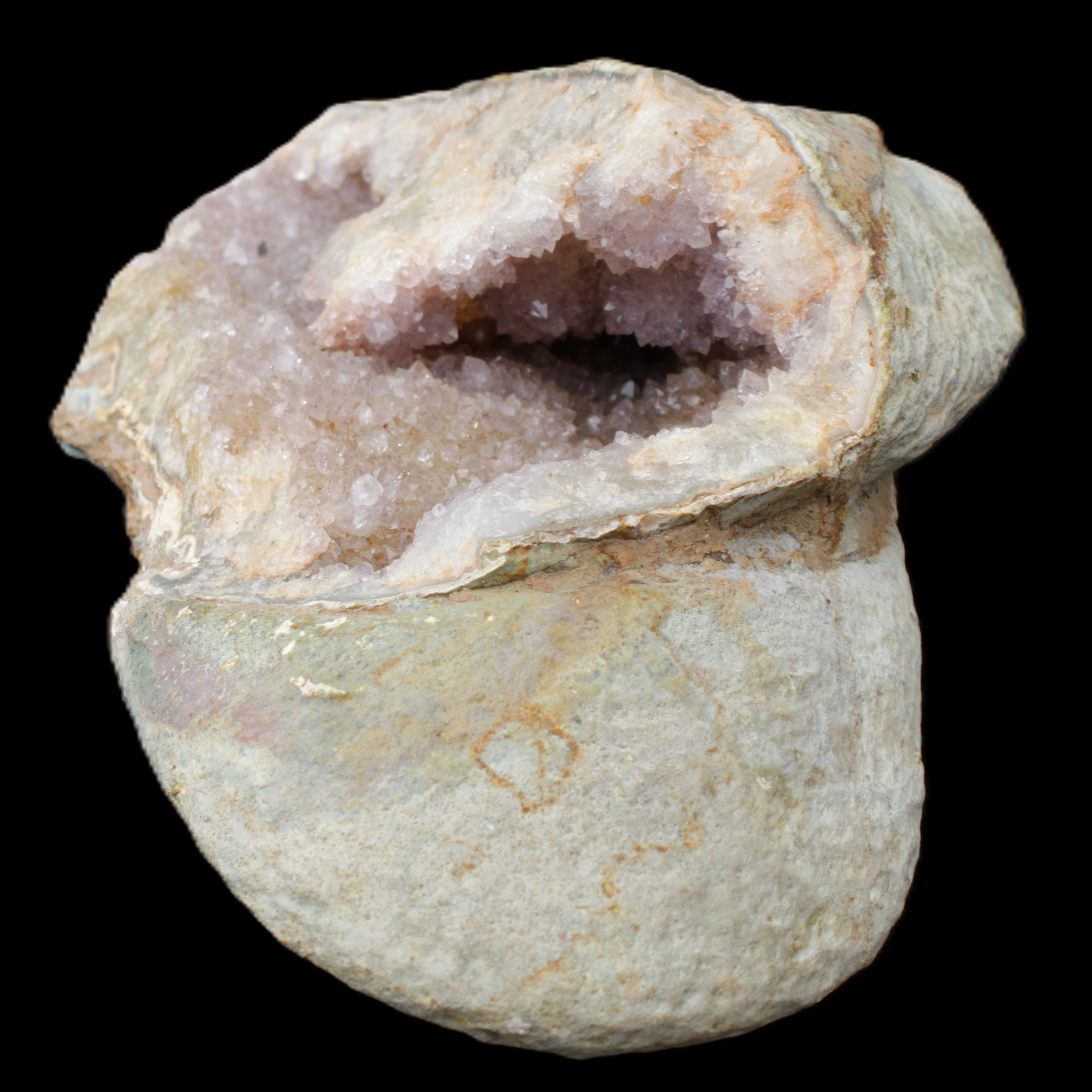 Pink and Violet Amethyst slipper geode 260*190*115mm 3500g in sunlight - Rocks and Things Store