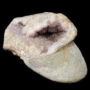 Pink and Violet Amethyst slipper geode 260*190*115mm 3500g in sunlight - Rocks and Things Store