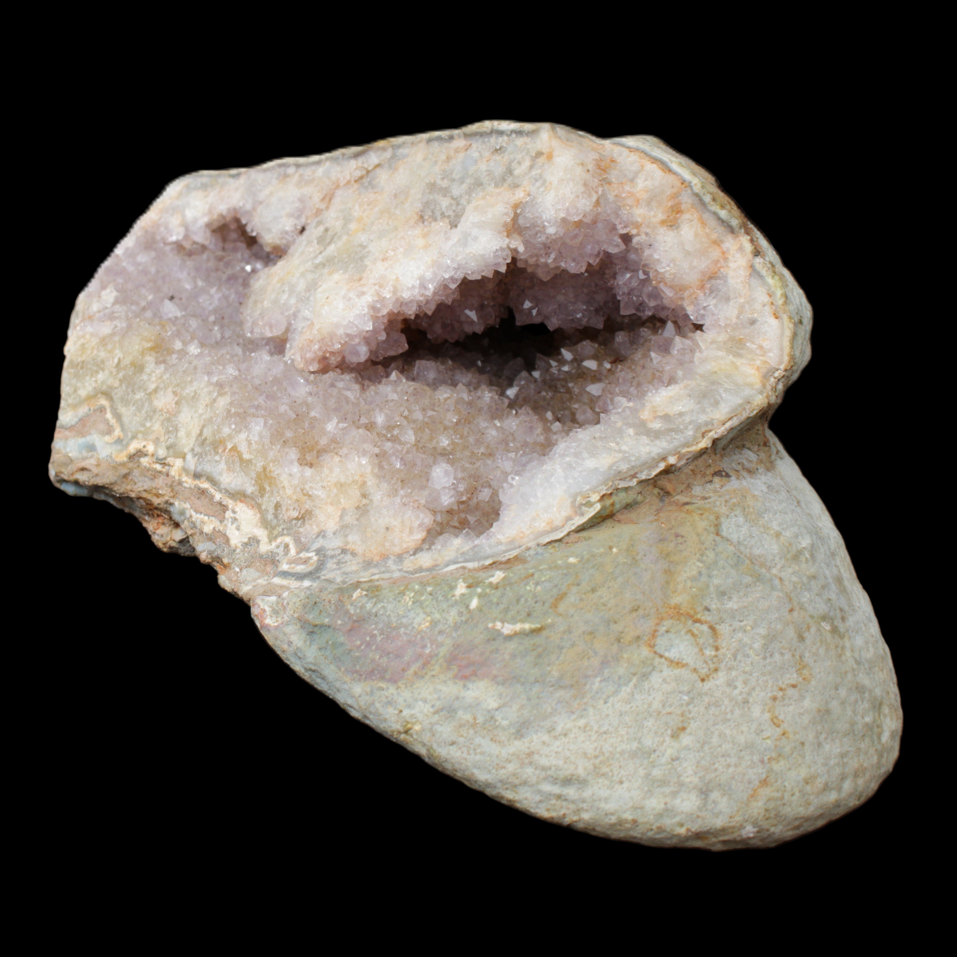 Pink and Violet Amethyst slipper geode 260*190*115mm 3500g in sunlight - Rocks and Things Store