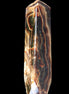 Tall Chocolate Calcite obelisk 154*32mm 439g in UV light - Rocks and Things Store