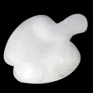 Mangano Calcite hand-carved apple 41-49g Rocks and Things