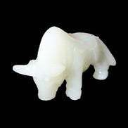 Afghan Jade hand-carved Bull 118*34*72mm 250g in sunlight - Rocks and Things Store
