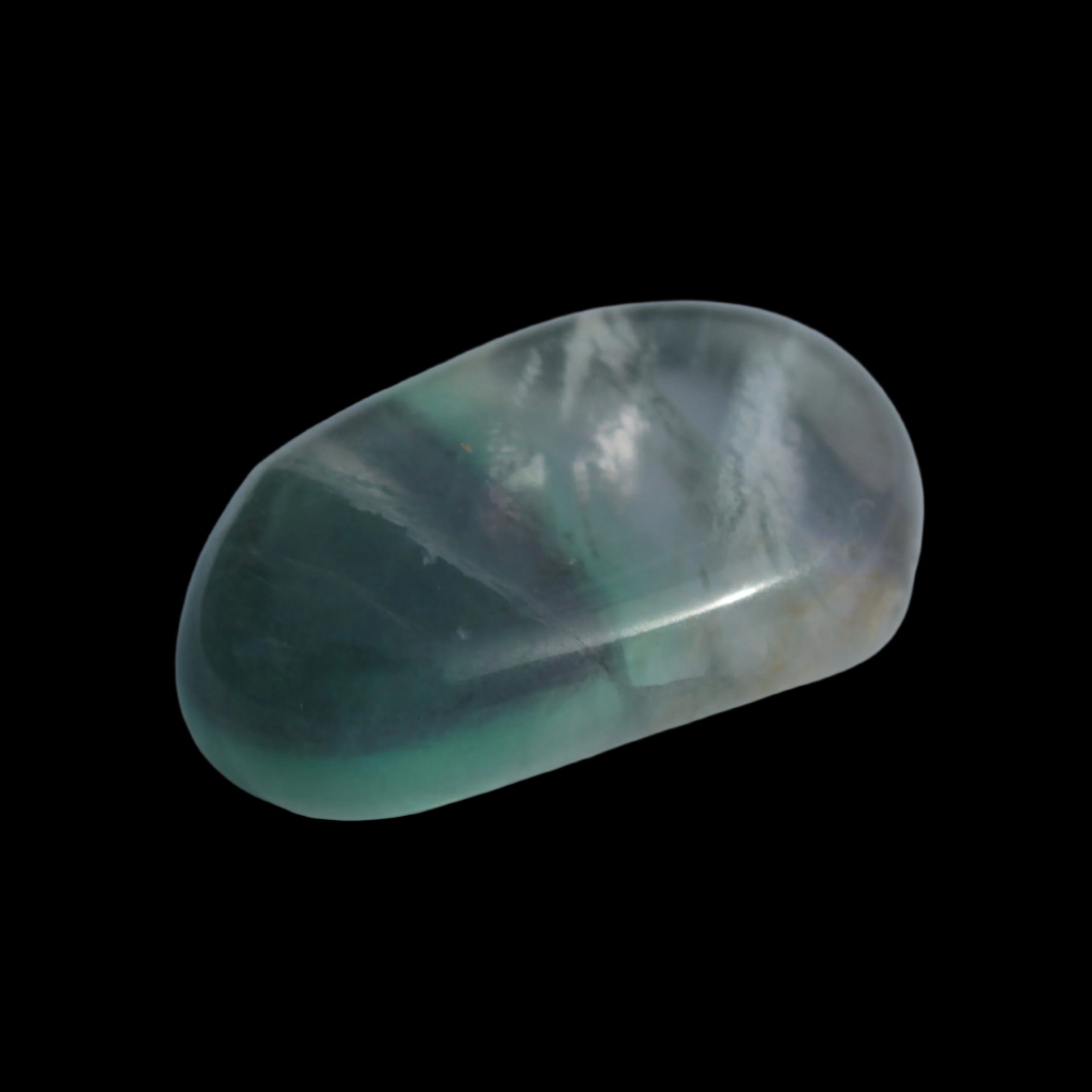 Rainbow Fluorite polished crystal 9.8g in sunlight - Rocks and Things Store