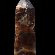 Dark Fluorite obelisk 180*76mm 1775g in sunlight - Rocks and Things Store