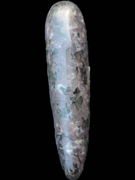 Indigo Gabbro massage wand from Himalaya 114mm 131g Rocks and Things