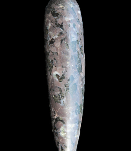 Indigo Gabbro massage wand from Himalaya 114mm 131g Rocks and Things