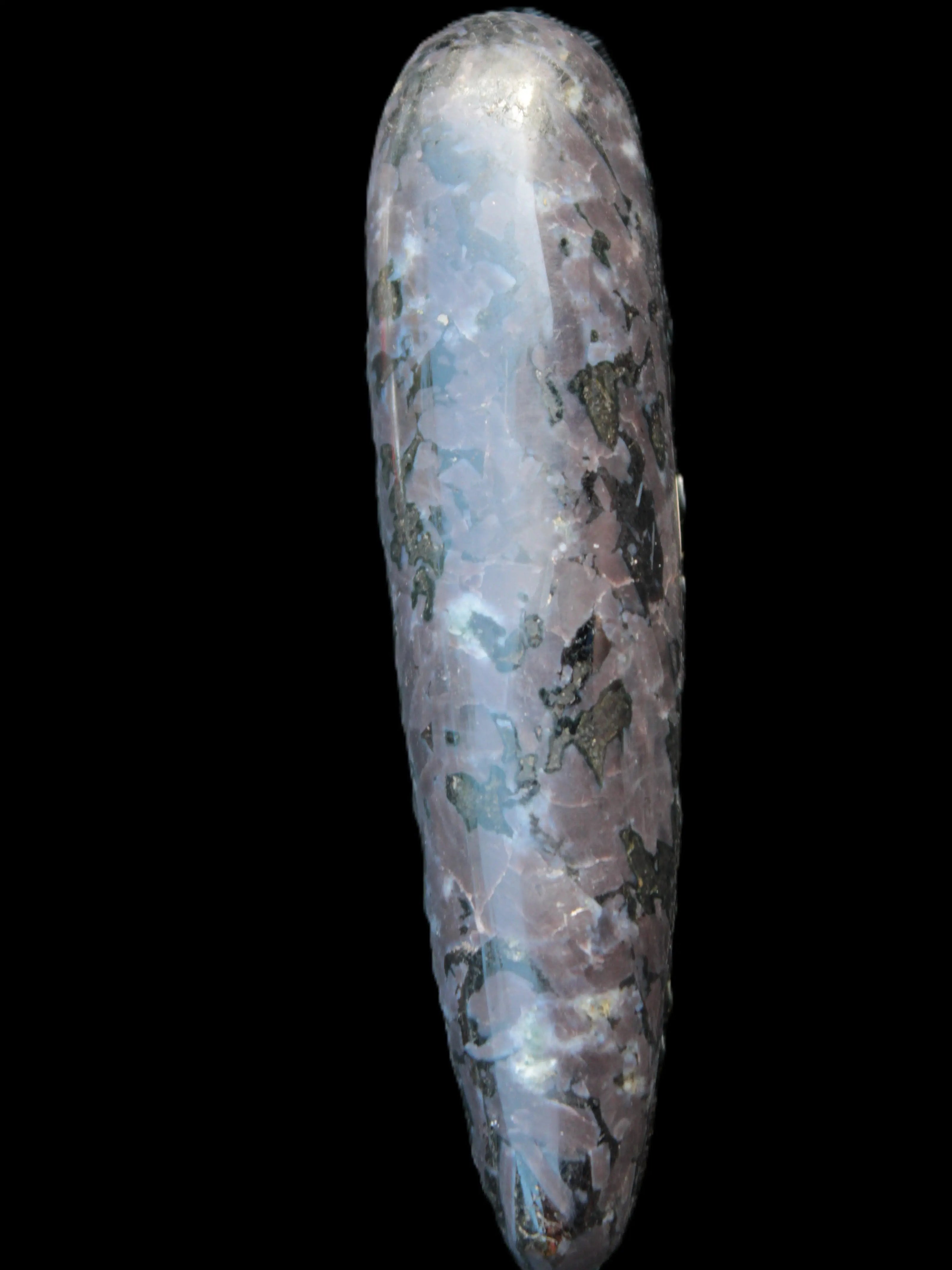 Indigo Gabbro massage wand from Himalaya 114mm 131g Rocks and Things