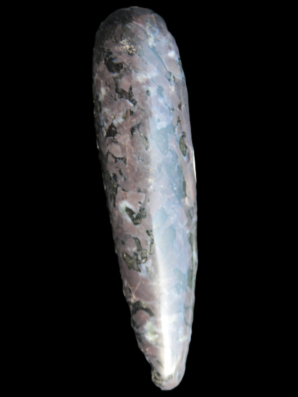 Indigo Gabbro massage wand from Himalaya 114mm 131g Rocks and Things