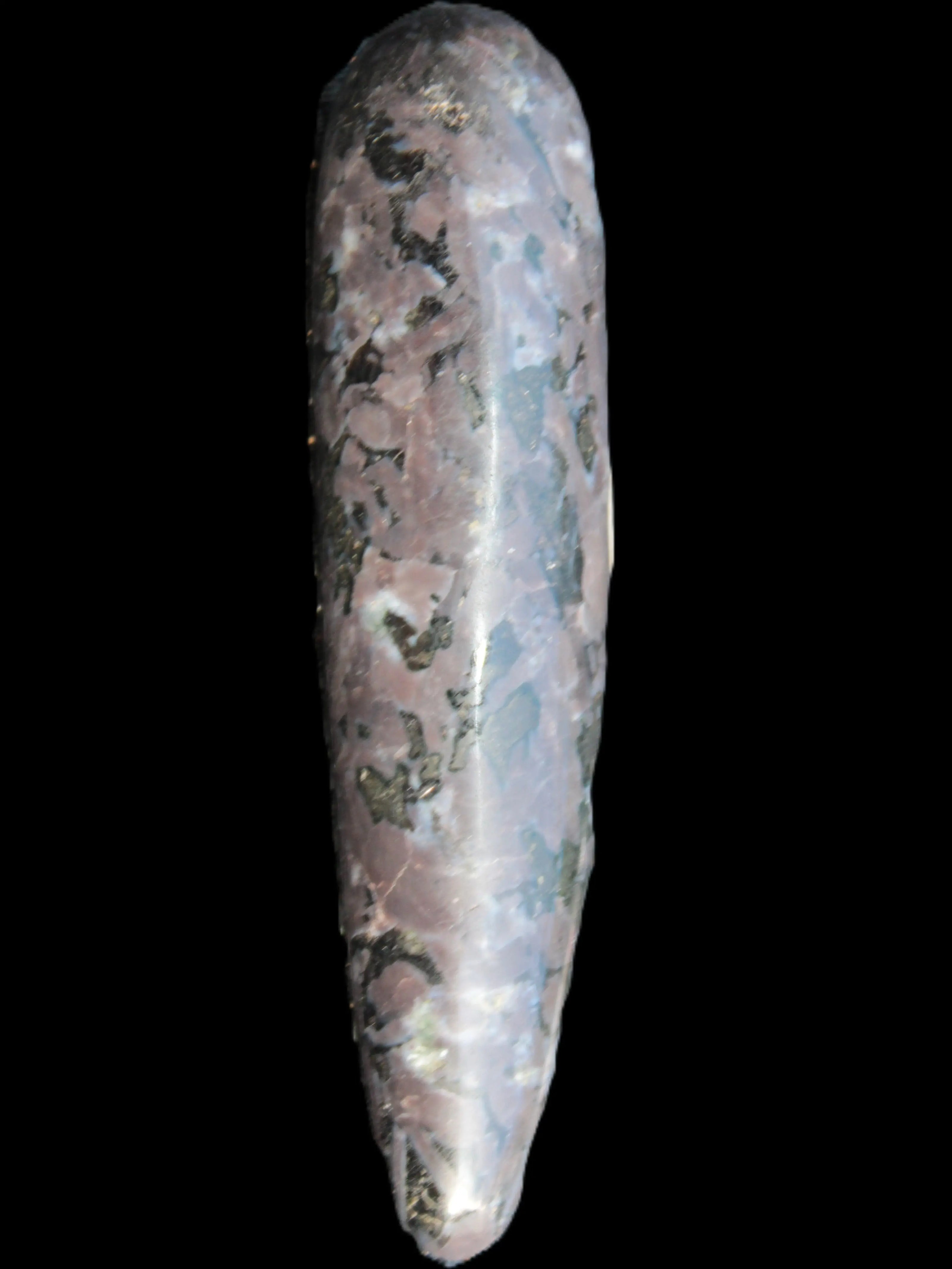 Indigo Gabbro massage wand from Himalaya 114mm 131g Rocks and Things