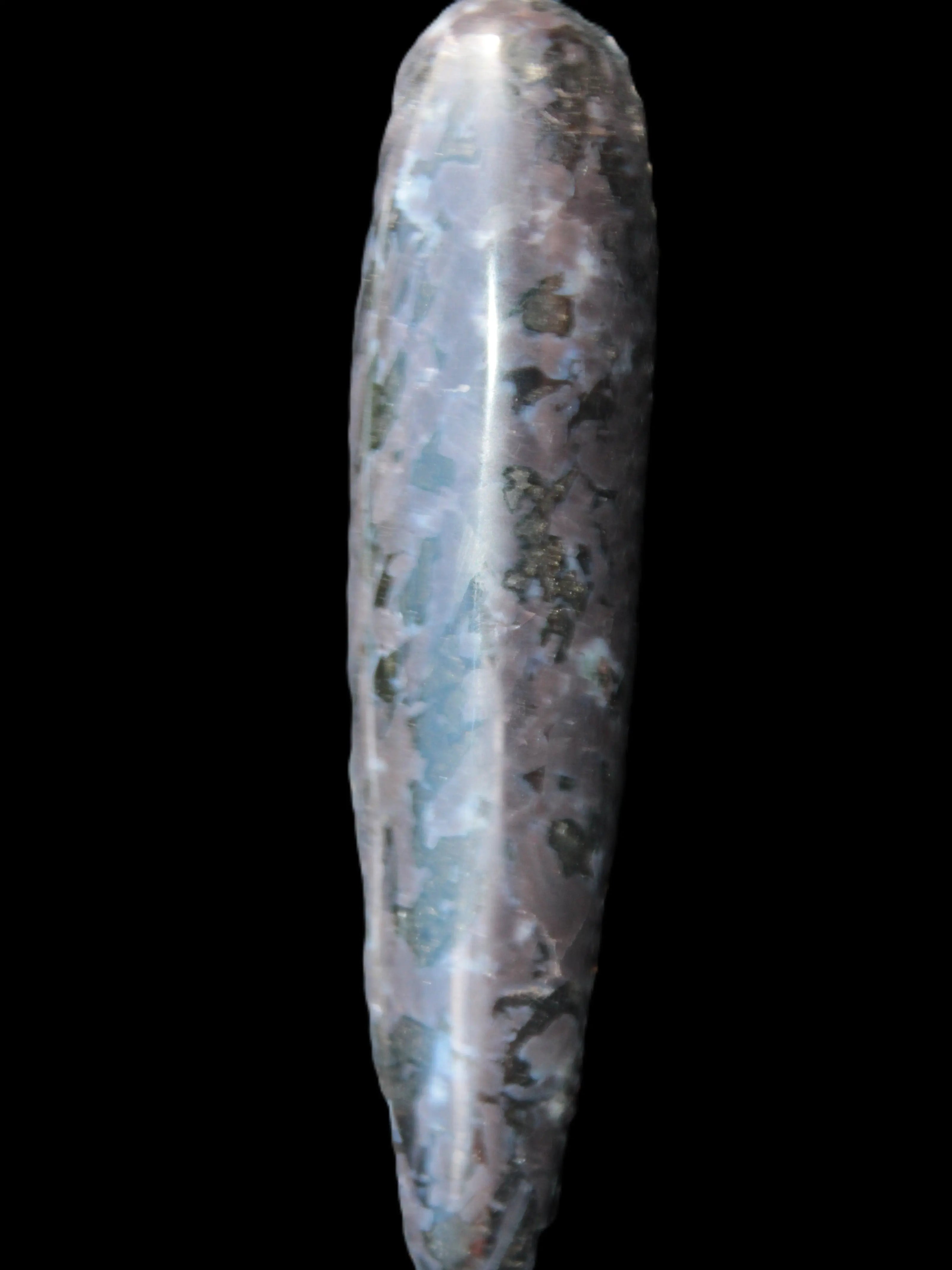 Indigo Gabbro massage wand from Himalaya 114mm 131g Rocks and Things