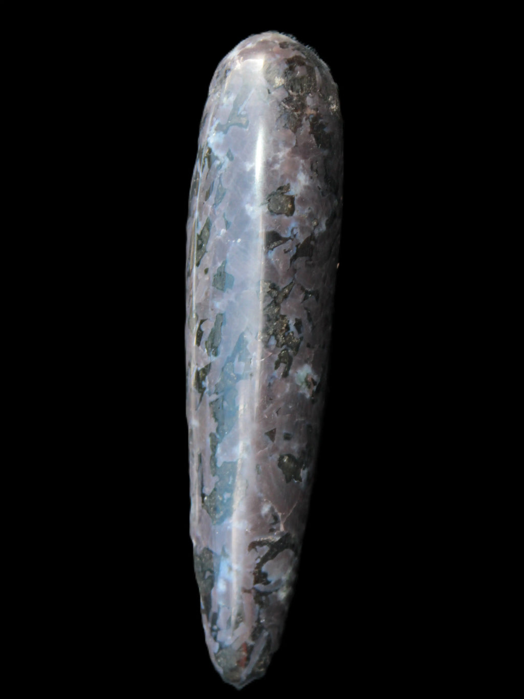 Indigo Gabbro massage wand from Himalaya 114mm 131g Rocks and Things