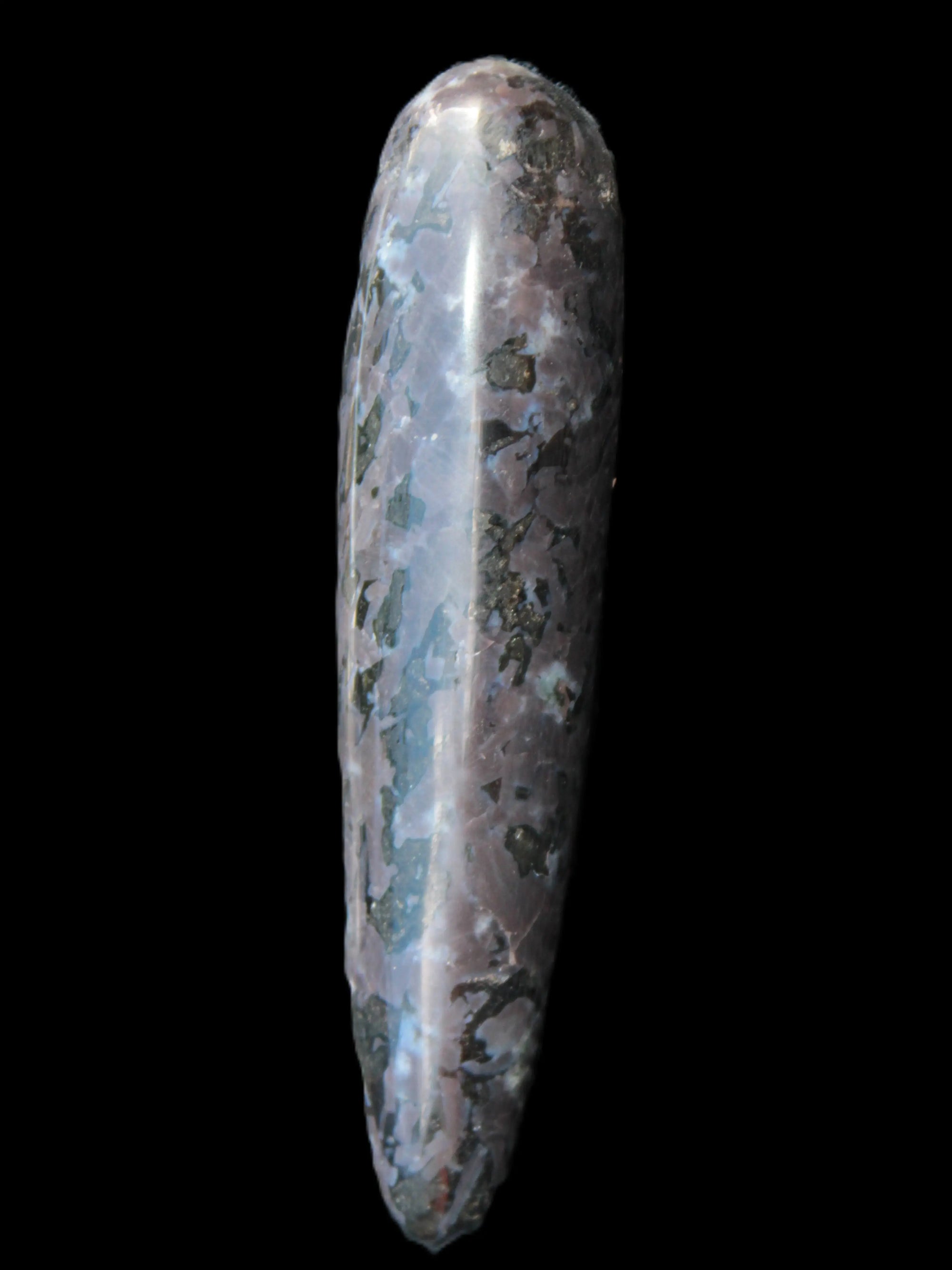 Indigo Gabbro massage wand from Himalaya 114mm 131g Rocks and Things