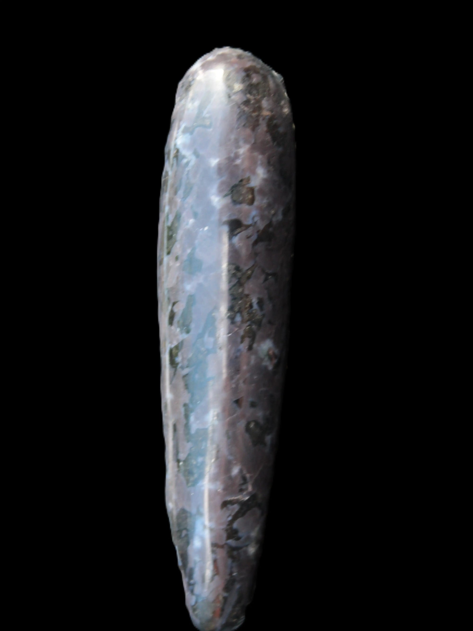 Indigo Gabbro massage wand from Himalaya 114mm 131g Rocks and Things