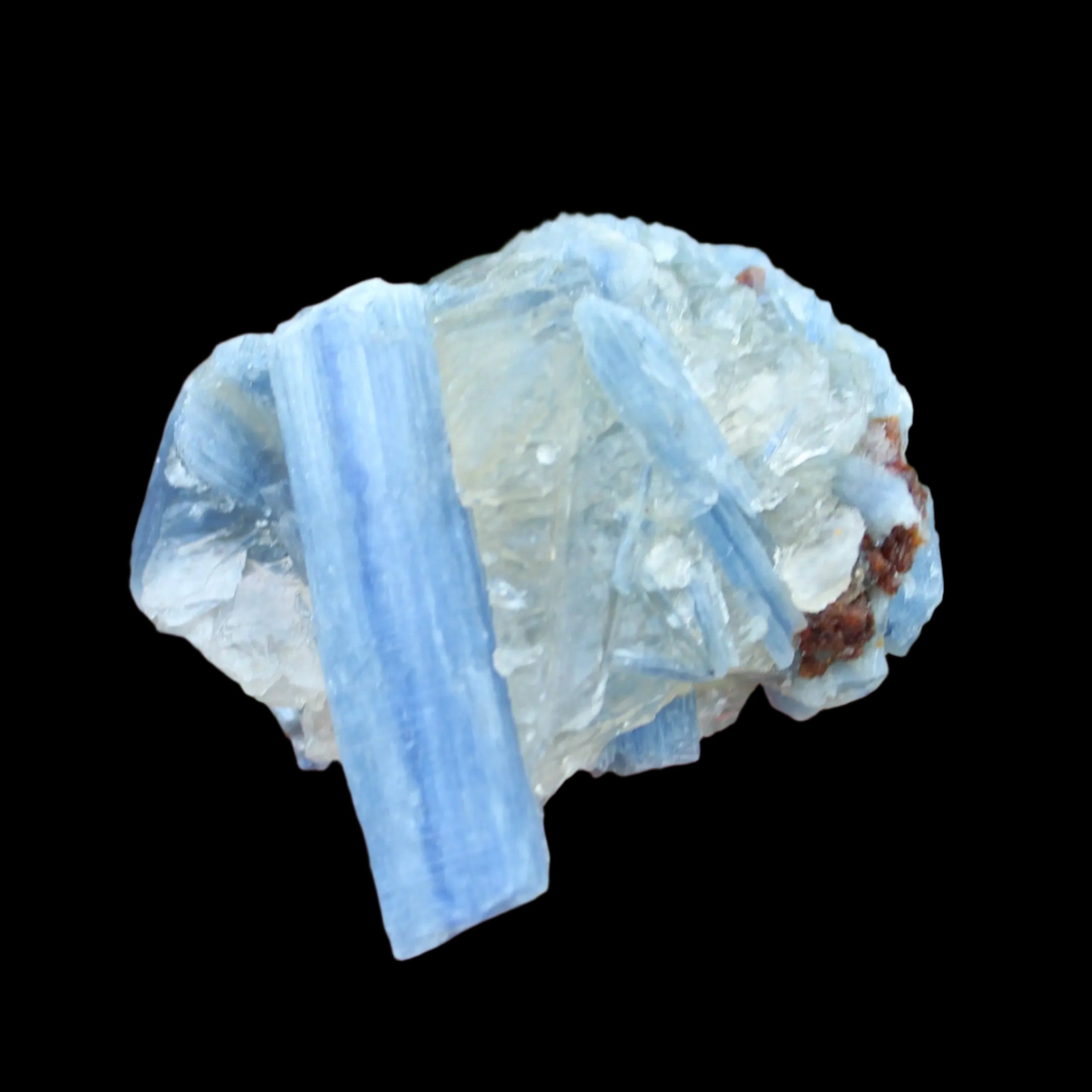 Kyanite natural crystal cluster 45g in sunlight -  Rocks and Things Store