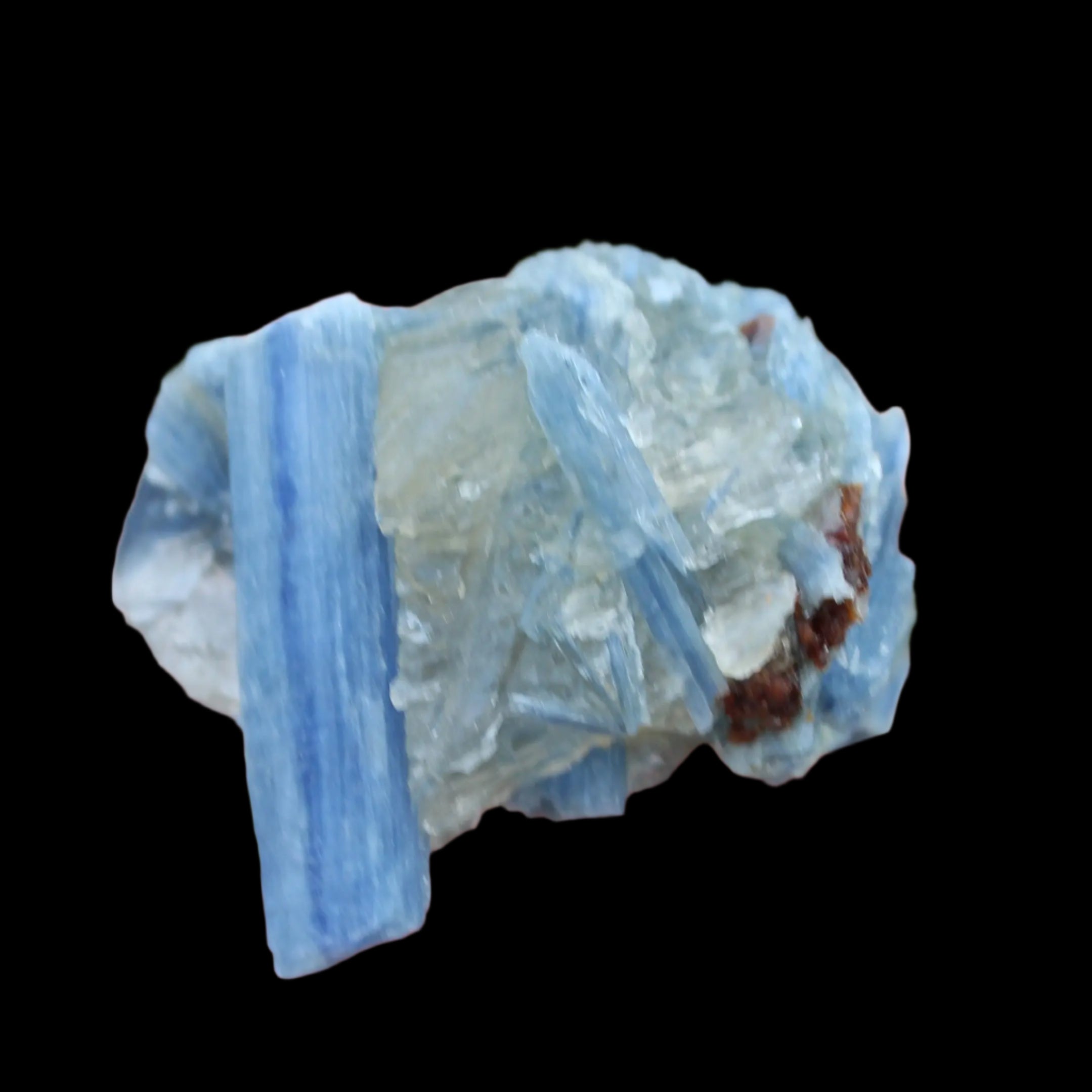 Kyanite natural crystal cluster 45g in sunlight -  Rocks and Things Store