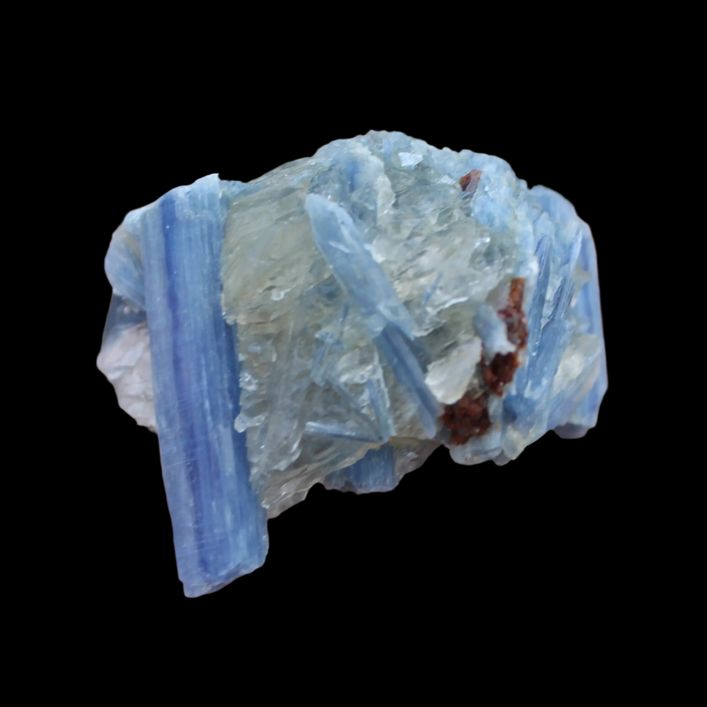 Kyanite natural crystal cluster 45g in sunlight -  Rocks and Things Store