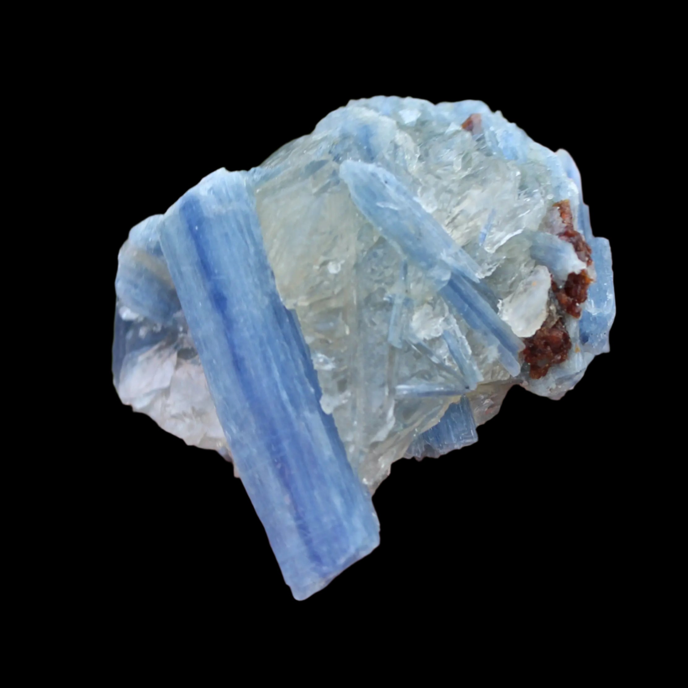 Kyanite natural crystal cluster 45g in sunlight -  Rocks and Things Store
