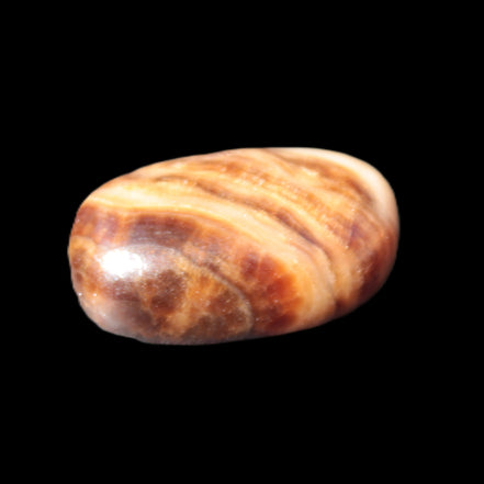 Dark Chocolate Calcite tumble polished stone 25-30mm  8-10g Rocks and Things Store