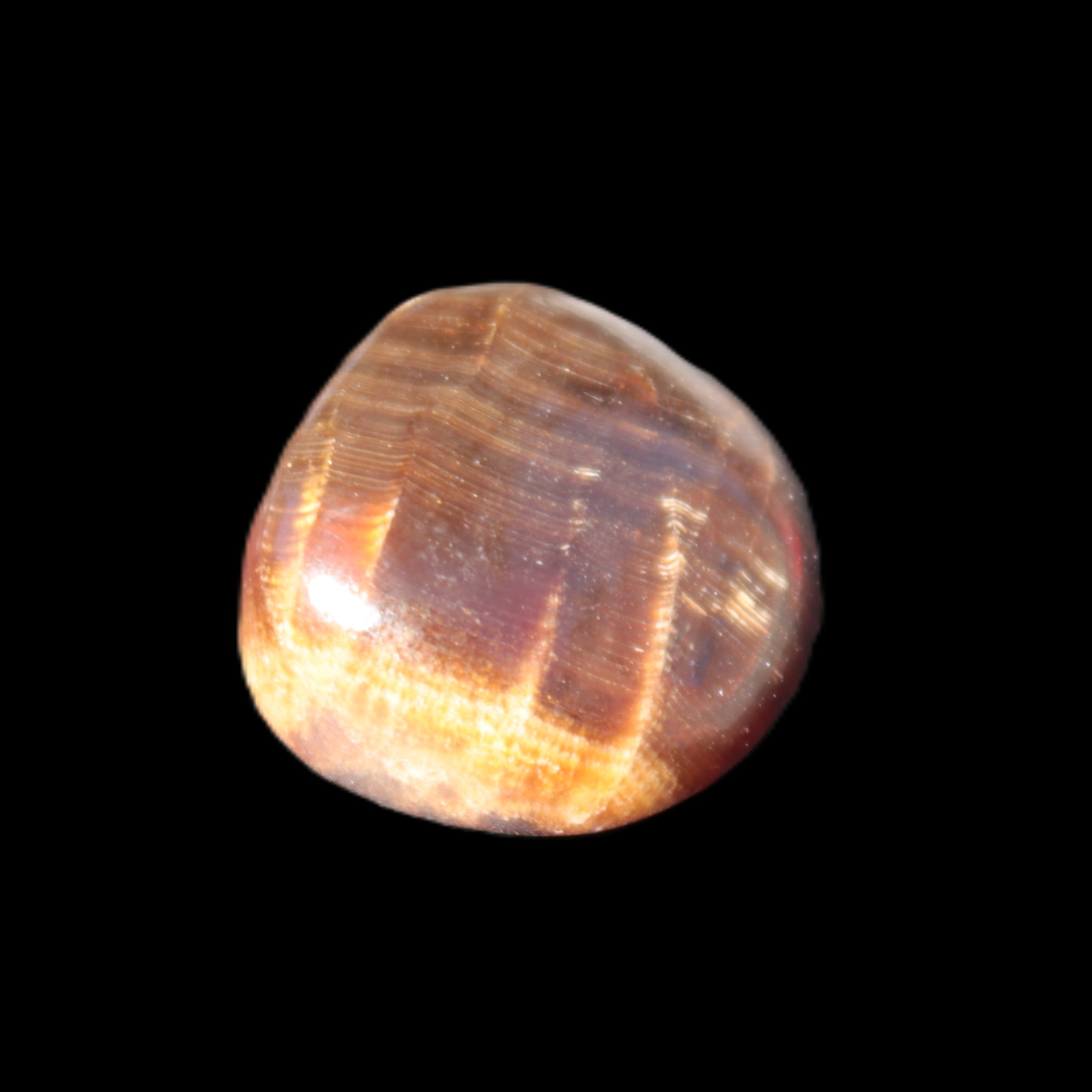 Dark Chocolate Calcite tumble polished stone 25-30mm  8-10g Rocks and Things Store