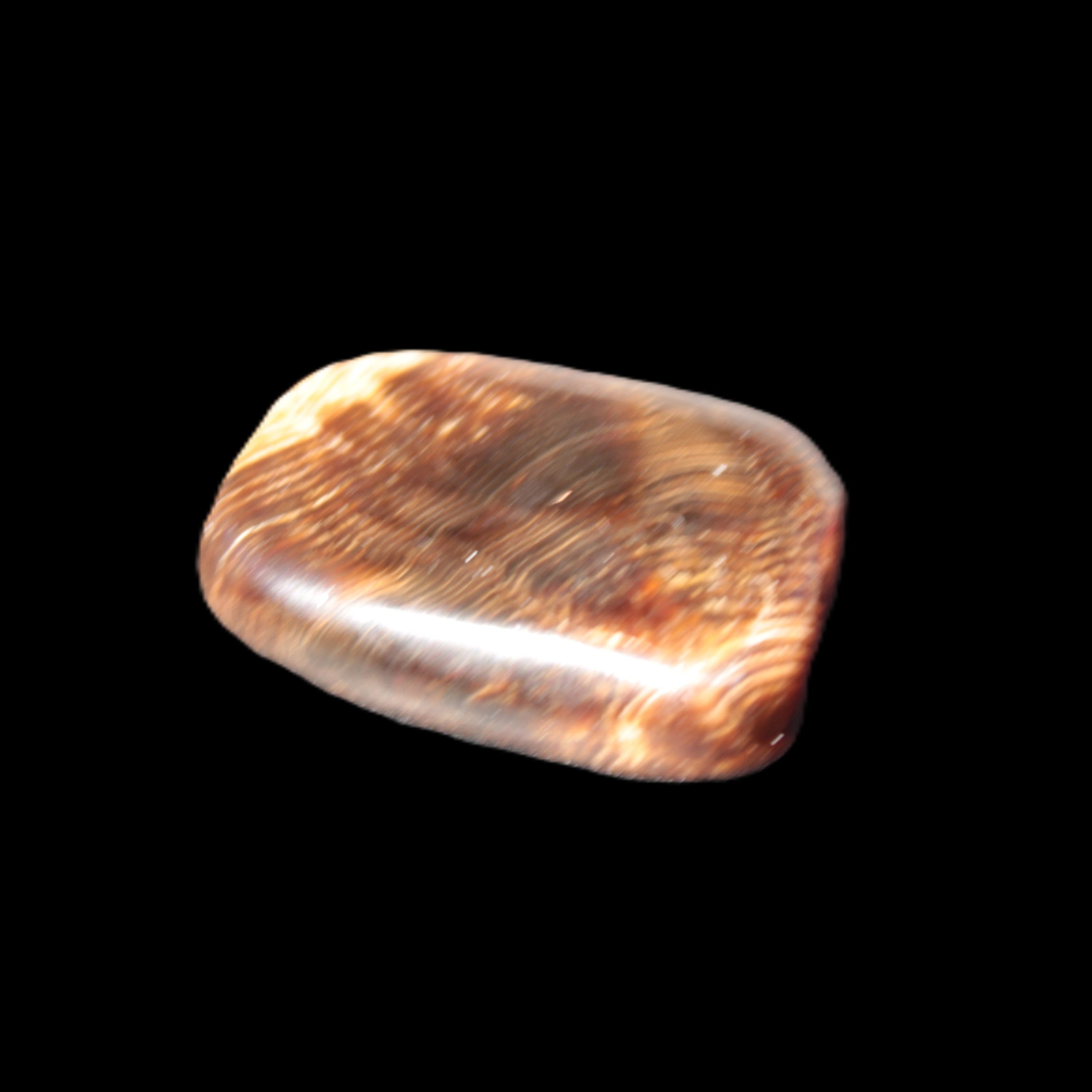 Dark Chocolate Calcite tumble polished stone 25-30mm 8-10g Rocks and Things Store