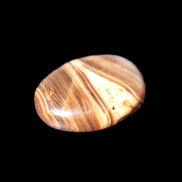 Dark Chocolate Calcite tumble polished stone 25-30mm 8-10g Rocks and Things Store