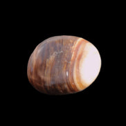 Dark Chocolate Calcite tumble polished stone 25-30mm 8-10g Rocks and Things Store