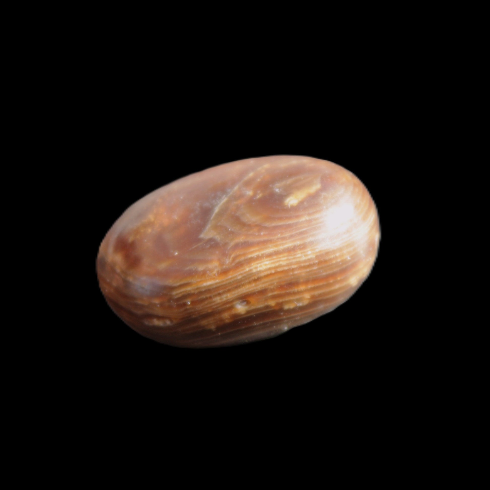 Dark Chocolate Calcite tumble polished stone 25-30mm 8-10g Rocks and Things Store