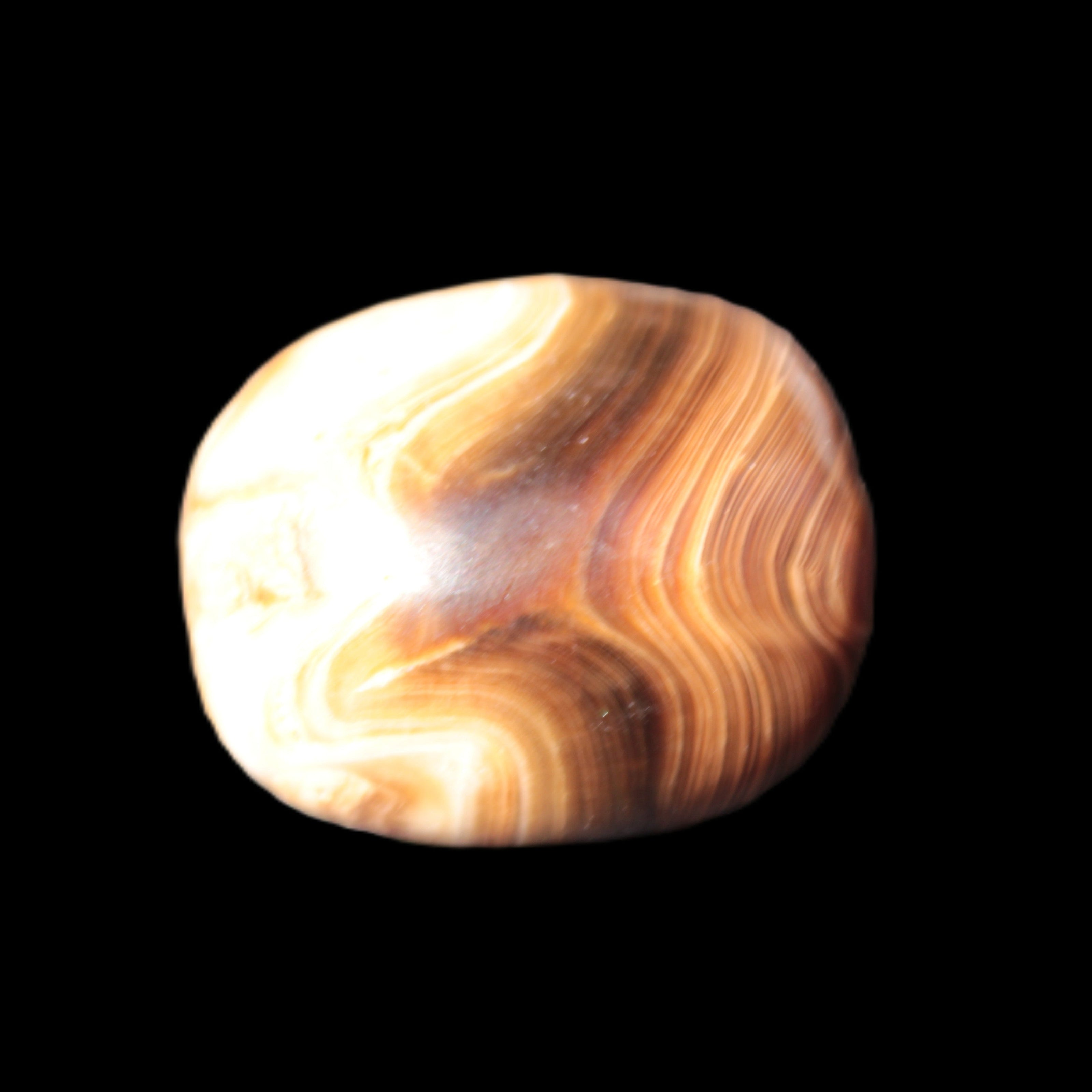 Chocolate Calcite polished stone 20-27g Rocks and Things Store