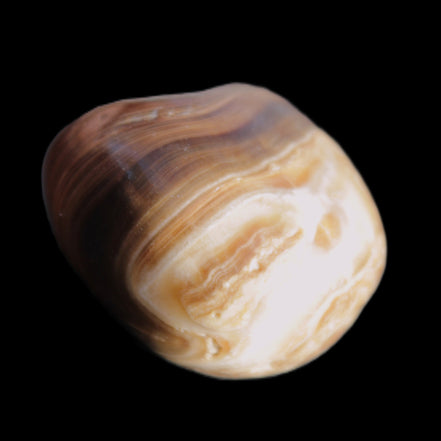 Chocolate Calcite polished stone 20-27g Rocks and Things Store