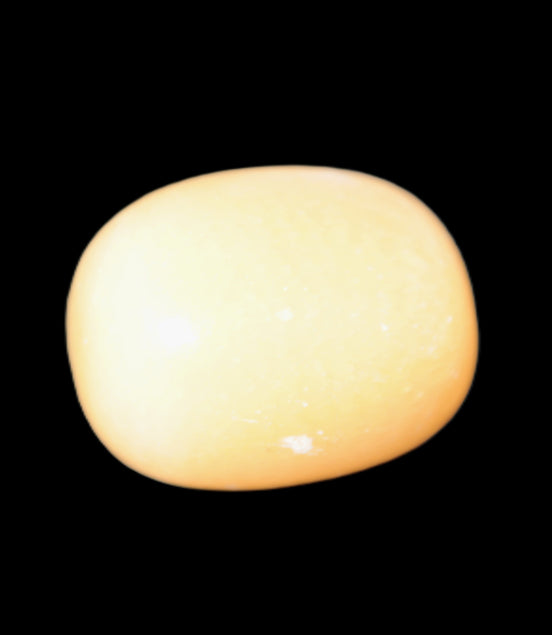 Lemon Calcite tumbled stone 25-30g Rocks and Things Store
